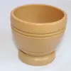 Pilão de alho manual para uso doméstico, almofariz de alho tradicional, pote de moagem de bambu, moedor de pasta de gengibre e alho, moedor de ervas medicinais, ferramenta de moagem