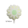 Globos de Papel de Aluminio con Forma de Flor, Globos de Margarita con Forma de Dibujo Animado, Globos de Decoración para Fiesta de Cumpleaños, Globos Juguete
