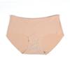 Calcinhas de Seda de Gelo Femininas Finas Tecido de Seda de Gelo Femininas Sexy Tamanho Grande Peça Única Respirável Algodão na Virilha Calcinhas Triângulo
