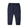 Pantalones Infantiles Transfronterizos Niños Traje de Algodón Tejido Británico Pantalones de Traje con Tirantes Conjunto de Dos Piezas Pantalones para Niños
