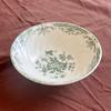 Cerámica Color Bajo Cubierta Espiral de Flores Verde Británico Vajilla Occidental Plato Platillos Juego Plato Sopa Plato Hogar Taza
