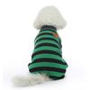 Ropa Popular para Mascotas para el Hogar Transfronteriza, Pijama para Perro para las Cuatro Estaciones, Ropa de Pareja Teddy Pomeranian a Rayas Estilo Británico, Estilo Padre-Hijo