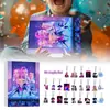 Calendario de Cuenta Regresiva Navideña para Grupo de Chicas Cazadoras de Kpop Transfronterizo Caja Sorpresa Colgante de Llavero Acrílico para Mochila de Coche