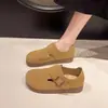 Zapatos Birkenstock Casuales de Suela Blanda para Mujer Primavera 2026 Nuevos Zapatos Slip-On Retro Japoneses Mocasines Birkenstock Versátiles