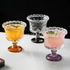 Copo de Cristal Flutuante Transparente Retro de Luxo Leve Copo de Vidro Alto Estilo Europeu para Uso Doméstico Copo de Alto Valor Copo de Suco