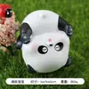 Decoración de Adornos para Pastel de Panda Gigante del Día Nacional 2026 Aniversario Grande Pegatinas Juveniles Inserciones Bandera Roja Pequeña Banderas