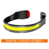 Linterna frontal tipo cob para exteriores, recargable por USB tipo C, sin tapa, para correr de noche, ciclismo nocturno, pesca, lámpara para colgar en el cuello