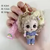 Juguete de Hilo Lindo y Adorable Muñeco de Dibujos Animados Llavero Colgante Figura Muñeca Colgante de Bolsa Llavero de Coche Decoración
