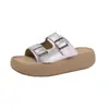 2026 Verano Nuevo Modelo Birkenstock para Mujer Suela Gruesa Cómodas para Exteriores Suela Suave Planas para Playa Casual Chanclas para Mujer