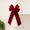 Adorno Colgante de Lazo Navideño de Amazon Decoración de Árbol de Navidad de Tela Diseño de Escena Navideña Lazo