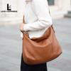 2024 Nuevo Estilo Perezoso Bolso Grande Cuero Suave Casual Gran Capacidad Tote Bolso de Mujer Correa Ancha para el Hombro Bolso de Hombro Cruzado