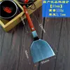 Espátula Teppanyaki Estilo Chino Sartén para Freír Bistec Espátula para Bistec de Acero Inoxidable Espátula para Tortitas Agarrada a Mano Espátula para Cocinar Cocina Occidental