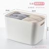 Caja de Almacenamiento Diversa Organizador de Escritorio para Cosméticos Almacenamiento para Dormitorio Cesta de Almacenamiento Multifuncional para Cocina Caja Rectangular de PP