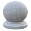 Muelle de piedra coche bloqueando bloqueo de carretera coche bloqueando bola de piedra bloqueo de carretera bola redonda canica escolar bola redonda granito piedra bola de piedra cuadrada