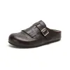 Zapatos Birkenstock Vintage con Borlas 559-1 Zuecos Cerrados de Suela Gruesa para Mujer Uso Exterior Planos Birkenstock Perezosos