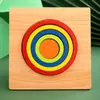 Bloques de Construcción para Niños de Preescolar 2-3-4 Años Bebé Educación Temprana Beneficiando el Desarrollo de la Inteligencia Niños y Niñas Juguetes de Rompecabezas Tridimensional