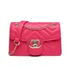 Bolso Pequeño Cuadrado de Moda Callejera para Mujer 2026 Nuevo Nicho Bolso de Cadena Acolchado Estilo Chanel Bolso de Hombro Cruzado de Moda