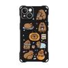Bebe Leche y Usa una Funda de Teléfono con Temática de Nutria para iPhone 17 Pro Max con Correa Cruzada, Lanyard Creativo para iPhone 16 y Funda Creativa para iPhone 15 que se Puede Usar como Mochila para iPhone 13