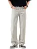 Ropa de Hombre Fengshe / Novedad Primavera 2026 Estilo Japonés Holgado Marca de Moda Jeans Versátiles Sin Estirar Pierna Recta Pantalones Largos