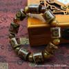 Xizang Tianyan Tianzhu Línea Longan Tianzhu Amarillo Ágata de Tres Ojos Calcedonia Pulsera Pulsera para Hombres y Mujeres Suministro al por Mayor