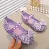 Zapatos Lindos Estilo Princesa para Niñas con Perlas, Pedrería y Lazos, Zapatos Transpirables