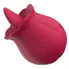 Novo ovo vibratório da Amazon em formato de flor de abóbora e rosa com função de lambida e sucção, um dispositivo erótico de automassagem feminina