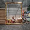 Fabricante Produção em Massa Espelho de Vidro para Parede de Banheiro Quadrado Dourado com Borda de Aço Inoxidável Espelho de Banheiro Espelho de Maquiagem