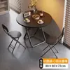 Mesa plegable mesa para apartamento pequeño mesa de comedor mesa de comedor simple mesa redonda pequeña portátil mesa de comedor simple moderna mesa de negociación de nivel puesto mesa de comedor