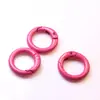 Acessórios para Joias DIY 20mm 25mm Pintura Colorida Liga Fivela de Mola Chaveiro Redondo Corrente de Celular Fivela Atacado
