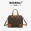 Bolsa Feminina, Luxo Leve, Padrão Clássico, Moderna, Versátil, Grande Capacidade, Bolsa de Ombro, Bolsa Transversal Estampada de Comércio Exterior, Bolsa de Mão, Bolsa Feminina