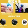 Carro elétrico motocicleta energia eólica pequena aeronave energia eólica LED luzes brilhantes enfeites de carro decorações de carro