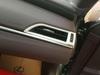 Adecuado para 18 tipos de marco de decoración de salida de aire izquierda y derecha para Lexus ES, modificación, suministros para coche con patrón de fibra de carbono ABS