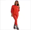 Ropa Sexy para Mujer Europea y Americana Más Vendida de Amazon, Populares Conjuntos Deportivos de Color Sólido con Mangas Largas y Pantalones Largos para Otoño e Invierno