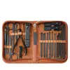 Cortauñas Marrón Set de 26 Piezas Cortauñas Manicura Cortauñas Herramienta para Uñas Artísticas Set Pedido Mínimo de Una Pieza para Uñas Duras