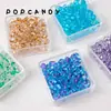 Preciosos Cuentas de Arroz Importadas Cuentas de Cacahuete de Vidrio Rellenas con Núcleo Teñido en Núcleo Accesorios para Joyería Pulsera Hecha a Mano DIY Colgante