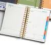 Agenda en espiral 2027 en inglés, un artículo popular en Temu, exclusivamente para ventas transfronterizas, libro de planificación de tiempo de cuaderno A5