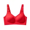 Sujetador Inalámbrico Transpirable Anti-Caída Sensación de Piel Desnuda Cómodo Moldeador Ajustado Ropa Interior Sencilla Versátil Sin Costuras Sujetador para Mujer