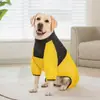 Invierno polar forrado grueso impermeable a prueba de viento nieve perro mediano grande Labrador golden retriever transfronterizo perro mascota algodón acolchado ropa