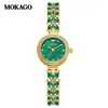 Mokago Transmisión en Vivo Reloj Popular de Lujo Accesible Pulsera Decorativa de Cola de Sirena Reloj para Mujer Aleación Moda Nácar Reloj Impermeable