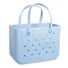 Bolsa de Eva con agujero, bolso de hombro, bolsa de playa de Eva, bolsa de almacenamiento, suave, impermeable, resistente al desgaste, bolsa de playa para natación.