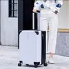 Maleta de Viaje 2025 Modelo Nuevo para Estudiantes Mujeres, Maleta de Viaje de Gran Capacidad con Gancho, Candado de Contraseña, Maleta de Carrito Resistente, Maleta de Cuero Duradera