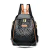 Mochila Nova de Inverno 2025 Design de Nicho Feminino Mochila Casual Couro Macio Personalizada Tendência Estilo Ocidental Simples Mochila Escolar