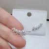 Novos Brincos de Pérola Vazada com Corrente de Franja Estilo Francês 2026 para Mulheres, Brincos Versáteis Estilo Minimalista da Moda