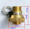Interruptor de Flujo de Agua Dn15, Interruptor de Flujo de Aire Dn20, Sensor de Flujo de Agua de 1/2 Pulgada, Interruptor de Flujo de Agua Todo Cobre de 2/6 Pulgadas