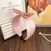 Cartão de Cabelo Estilo Laço de Alta Qualidade Acessórios de Cabelo Boutique Adereços de Cabeça de Aba Larga Novo Estilo Macaron Faixa de Cabeça para o Topo da Cabeça