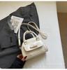 Bolsa de concha de diseño de nicho para chica linda, temporada Primavera/Verano 2026, bolso Boston de alta gama, bolso de hombro cruzado para mujer