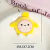 Acessórios DIY em Formato de Ovo de Desenho Animado, Broches de Pelúcia Fofos, Pingentes para Sacolas de Festa, Acessórios para Joias, Roupas, Sapatos e Meias Atacado
