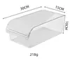 Caja de Almacenamiento para Refrigerador Tipo Cajón Organizador Crujiente de Grado Alimenticio para Cocina Almacenamiento de Frutas y Huevos Caja de Almacenamiento de Plástico para el Hogar