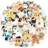 56 Nuevos Pegatinas de Graffiti de Perros de Dibujos Animados Hechas a Mano, Pegatinas Lindas de Mascotas Transfronterizas para Diarios y Decoraciones de Computadora