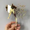 Copyright estilo ins transfronterizo Decoración acrílica para pastel del Día del Padre cumpleaños papá Superman Enchufe para pastel de papá